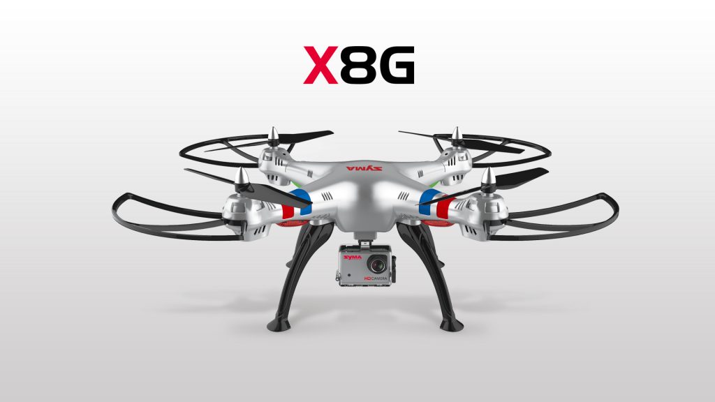 Syma-X8G-Quadcopter_foto del drone frontale